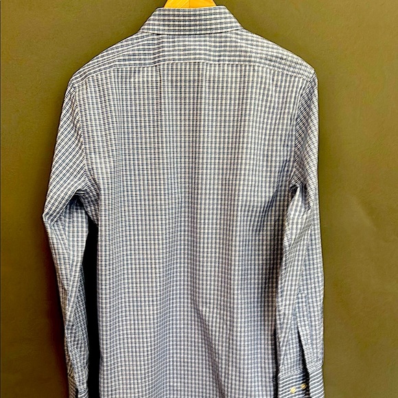 Men's Blue Checkered Shirt, Banana Republic, New, size Small, from TV wardrobe - Picture 3 of 6